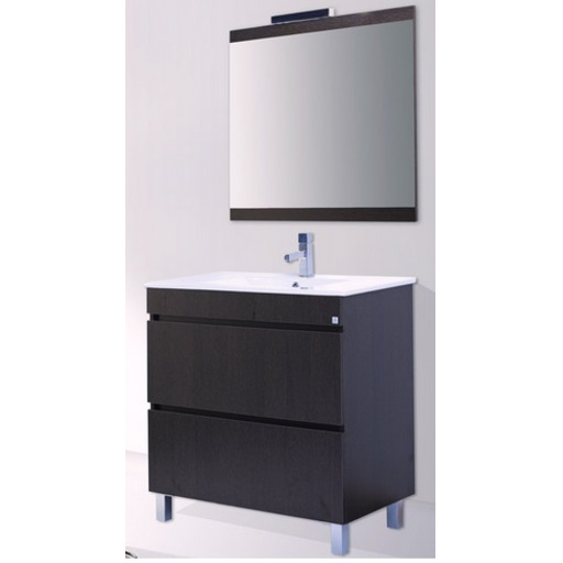 MUEBLE LONDRES 80cm blanco G2 (lav+esp+aplique) ACCUA